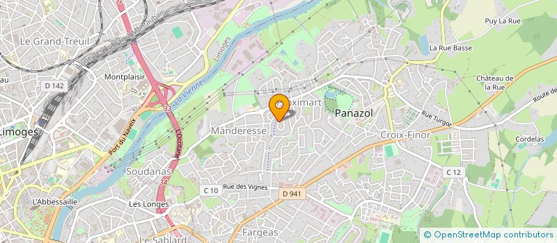 localisation de l'entreprise SCI DU PARC à PANAZOL