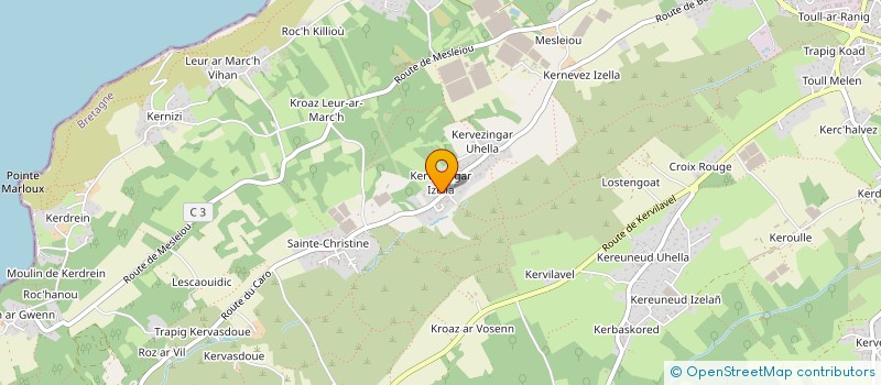 localisation de l'entreprise SCI DU PARC  PLOUGASTEL-DAOULAS