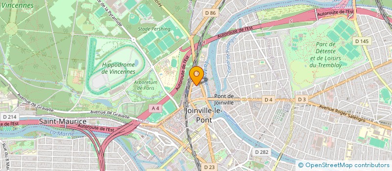 localisation de l'entreprise SCI DU PARC à JOINVILLE-LE-PONT