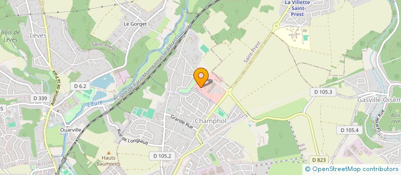 localisation de l'entreprise SCI DU PARC à CHAMPHOL