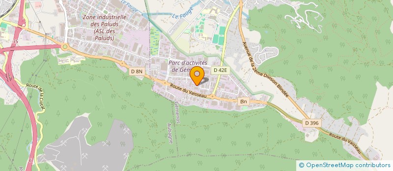localisation de l'entreprise SCI DU PARC à GEMENOS