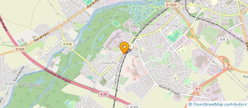 localisation de l'entreprise SCI DU PARC à GAUCHY