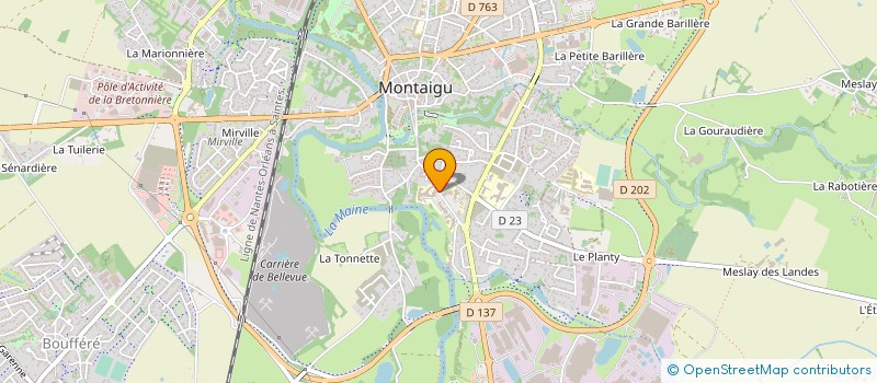localisation de l'entreprise SCI DU PARC à MONTAIGU-VENDEE