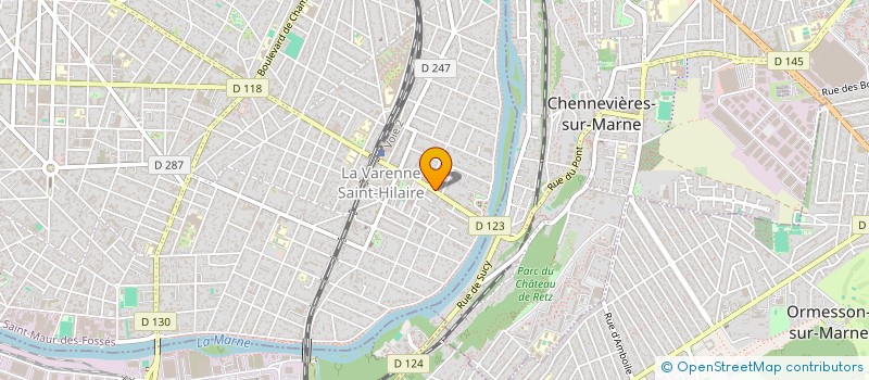 localisation de l'entreprise SCI DU PARC à SAINT-MAUR-DES-FOSSES