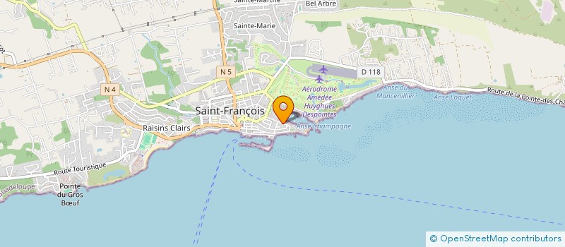 localisation de l'entreprise SCI DU PARC à SAINT-FRANCOIS