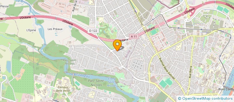 localisation de l'entreprise SCI DU PARC à AVRILLE