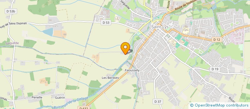 localisation de l'entreprise SCI DU PARC  SAINT-LYS