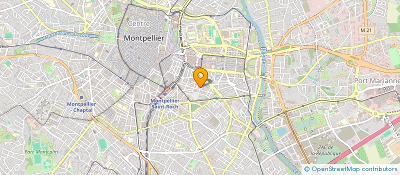 localisation de l'entreprise SCI DU PARC à MONTPELLIER