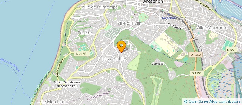 localisation de l'entreprise SCI DU PARC  ARCACHON