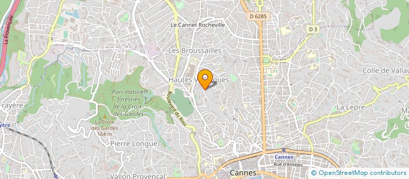 localisation de l'entreprise SCI DU PARC à CANNES