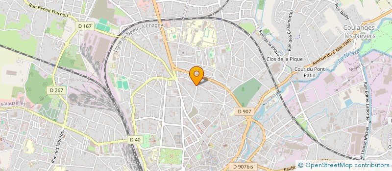 localisation de l'entreprise SCI DU PARC à NEVERS