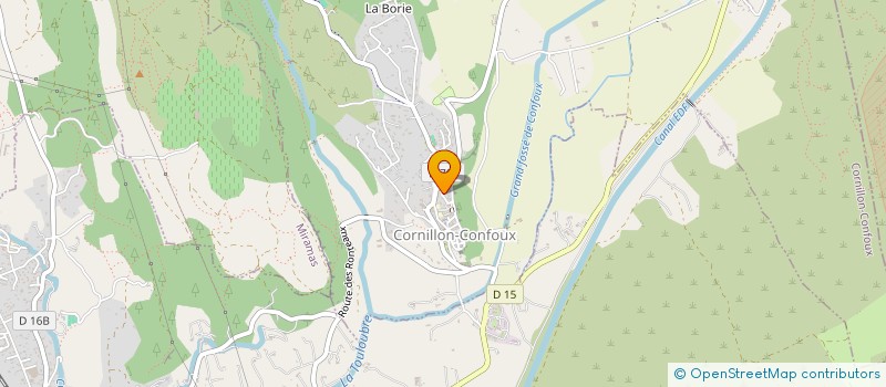 localisation de l'entreprise SCI DU PARC à CORNILLON-CONFOUX