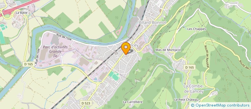 localisation de l'entreprise SCI DU PARC  VILLARD-BONNOT