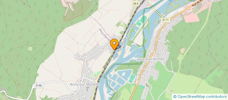 localisation de l'entreprise SCI DU PARC  GRAVELOTTE