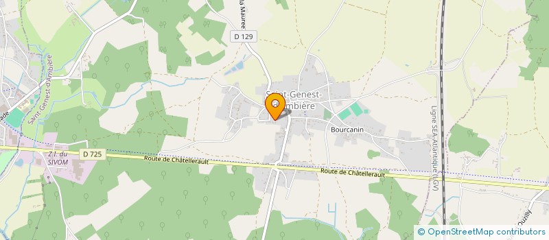 localisation de l'entreprise SCI DU PARC  DOUSSAY