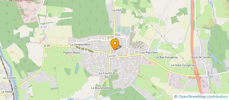 localisation de l'entreprise SCI DU PARC  LAILLE