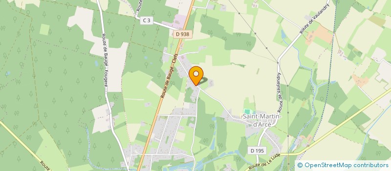 localisation de l'entreprise SCI DU PARC  BAUGE-EN-ANJOU