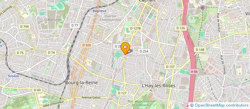 localisation de l'entreprise SCI DU PARC  CACHAN