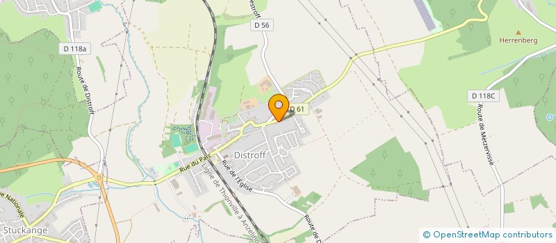 localisation de l'entreprise SCI DU PARC  DISTROFF