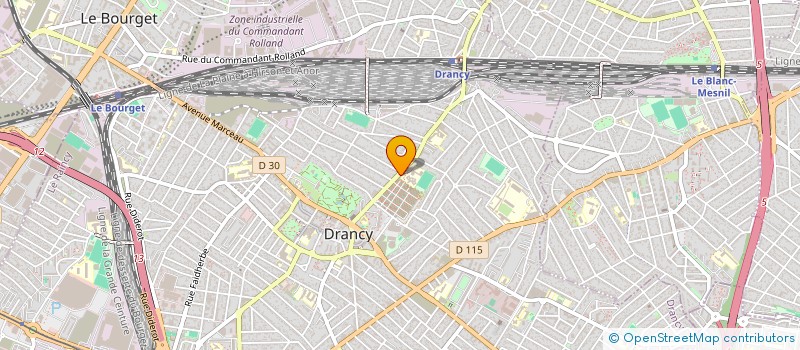 localisation de l'entreprise SCI DU PARC à DRANCY