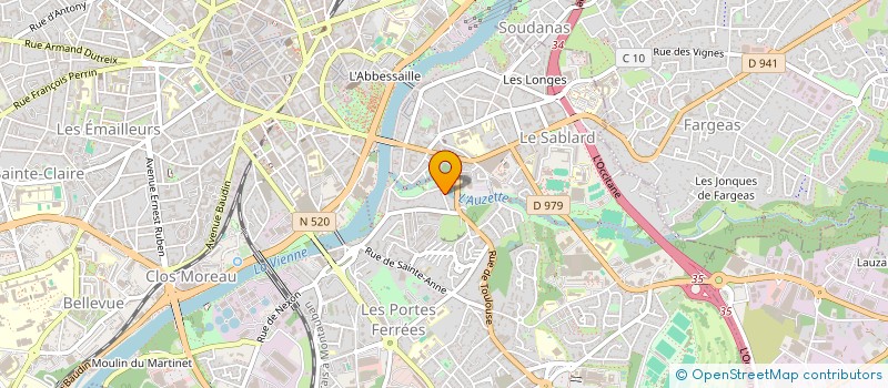 localisation de l'entreprise SCI DU PARC à LIMOGES