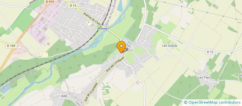 localisation de l'entreprise SCI DU PARC à DISSAY