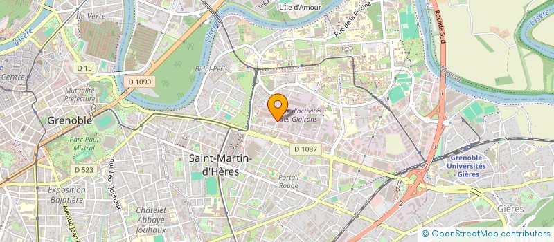 localisation de l'entreprise SCI DU PARC  SAINT-MARTIN-D'HERES