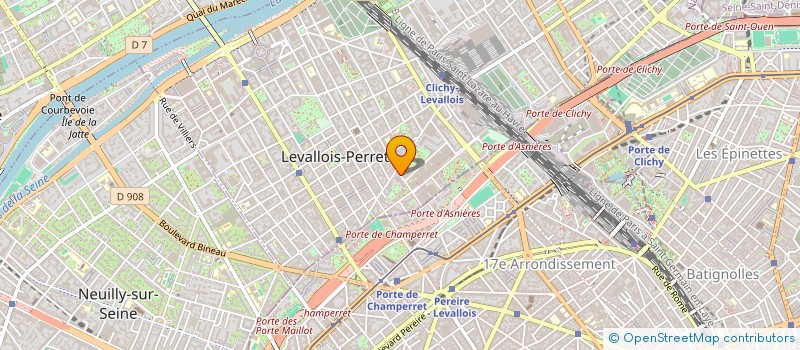 localisation de l'entreprise SCI DU PARC à LEVALLOIS-PERRET