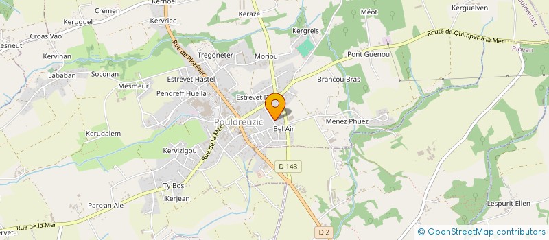 localisation de l'entreprise SCI DU PARC  PONT-L'ABBE