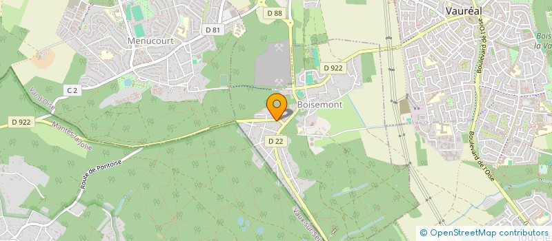 localisation de l'entreprise SCI DU PARC  BOISEMONT
