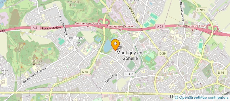 localisation de l'entreprise SCI DU PARC  MONTIGNY-EN-GOHELLE