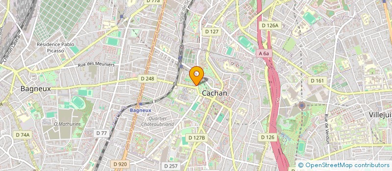 localisation de l'entreprise SCI DU PARC  CACHAN