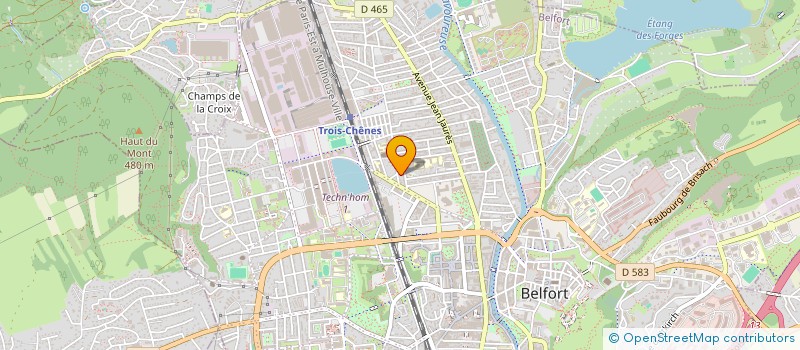 localisation de l'entreprise SCI DU PARC  LYON