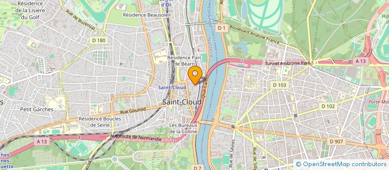 localisation de l'entreprise SCI DU PARC 46 GRANDE ARCHE à SAINT-CLOUD