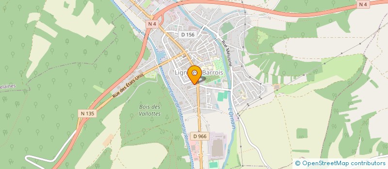 localisation de l'entreprise SCI DU PARC à LIGNY-EN-BARROIS