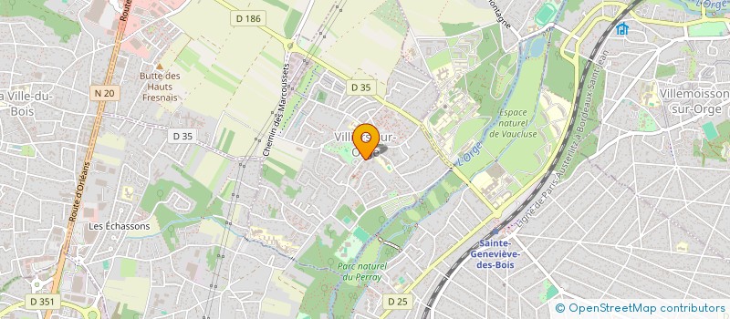 localisation de l'entreprise SCI DU PARC  VILLIERS-SUR-ORGE