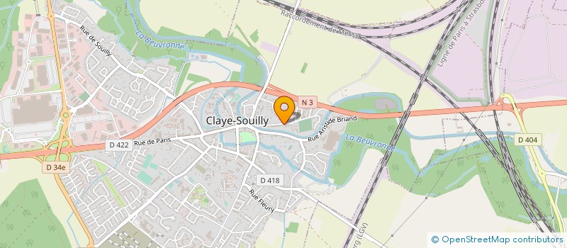 localisation de l'entreprise SCI DU PARC à MESSY