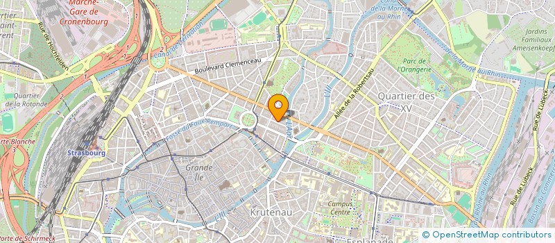 localisation de l'entreprise SCI DU PARC  STRASBOURG