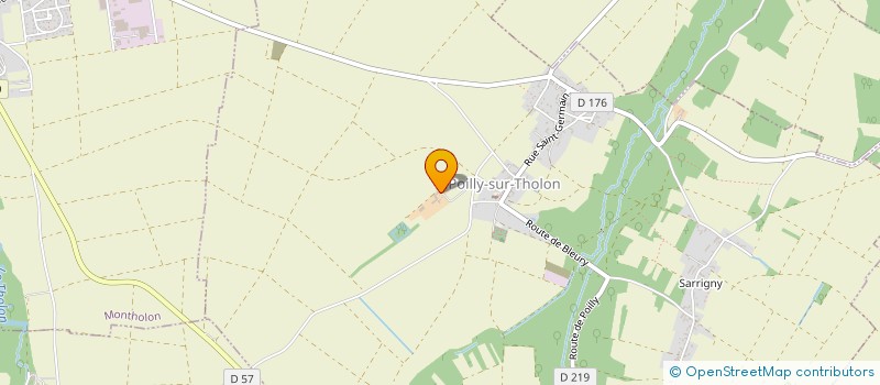 localisation de l'entreprise SCI DU PARC  POILLY-SUR-THOLON