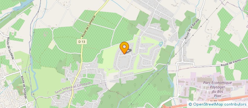 localisation de l'entreprise SCI DU PARC  SAINT-SULPICE-ET-CAMEYRAC