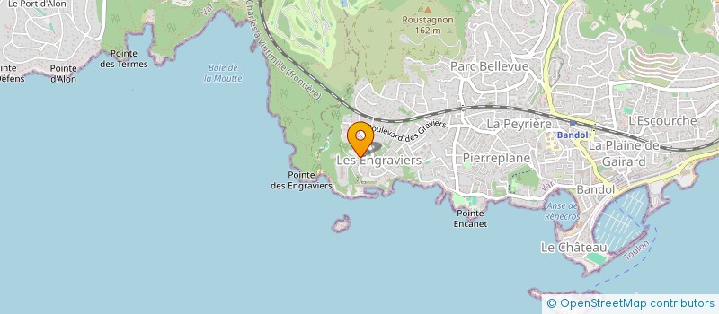 localisation de l'entreprise SCI DU PARC  BANDOL