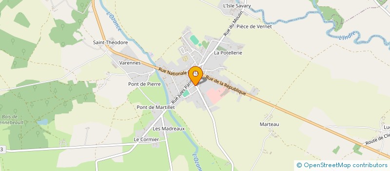 localisation de l'entreprise SCI DU PARC à CLION