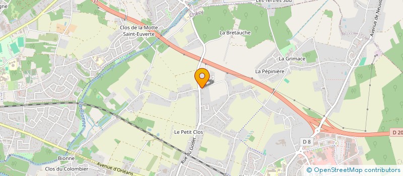 localisation de l'entreprise SCI DU PARC  CHECY