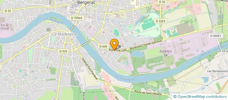 localisation de l'entreprise SCI DU PARC à BERGERAC