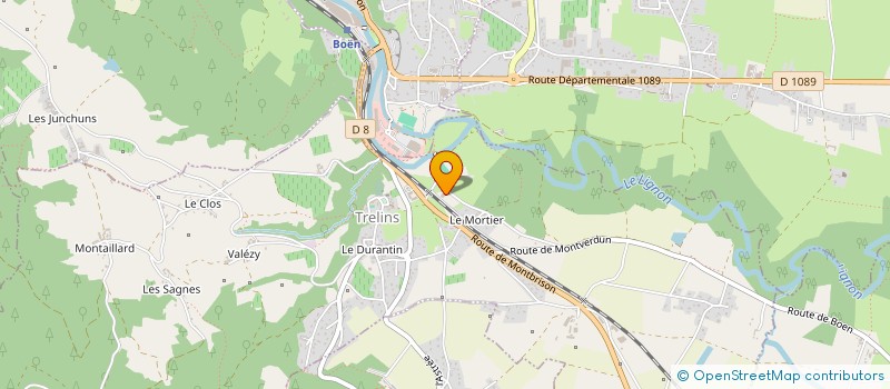 localisation de l'entreprise SCI DU PARC  TRELINS