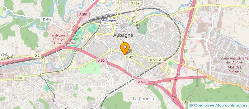 localisation de l'entreprise SCI DU PARC à AUBAGNE