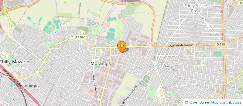 localisation de l'entreprise SCI DU PARC à MORANGIS