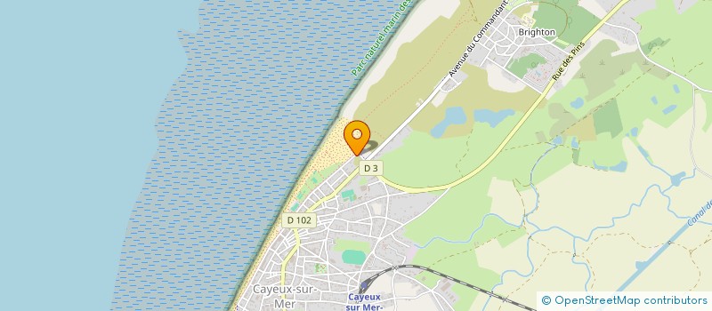 localisation de l'entreprise SCI DU PARC à CAYEUX-SUR-MER