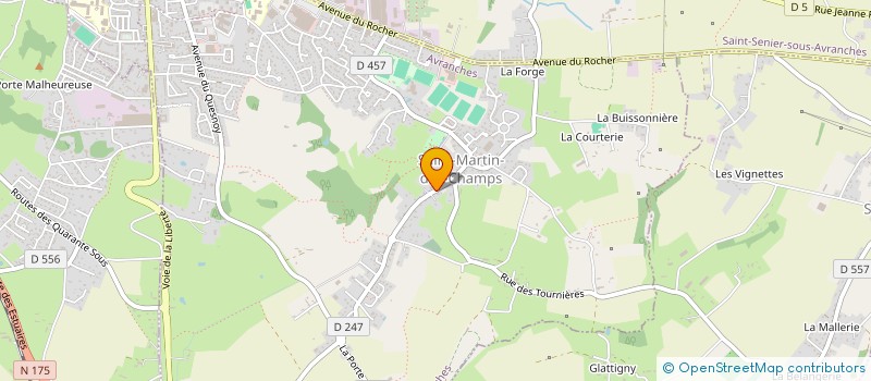 localisation de l'entreprise SCI DU PARC  LE VAL-SAINT-PERE