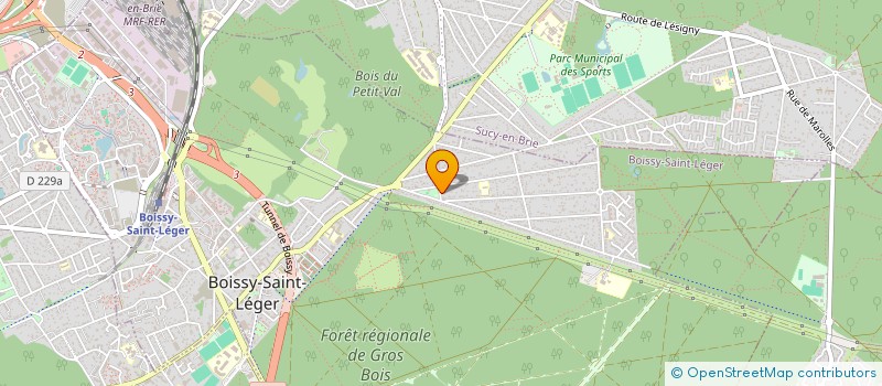 localisation de l'entreprise SCI DU PARC à BOISSY-SAINT-LEGER